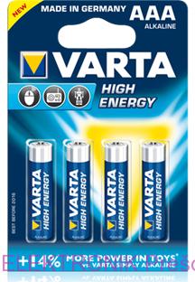 Batéria VARTA High Energy AAA (R03)