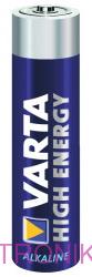 Batéria VARTA High Energy AAA (R03)