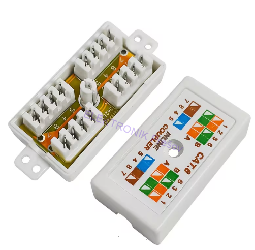 Spojka Cat6 samorezná