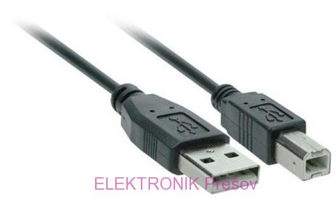 Prepojovací kábel USB A / USB B 1m