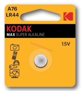 Batéria KODAK A76 = LR44 = AG13