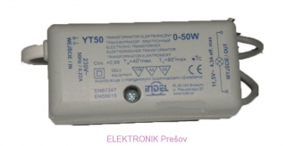 Zdroj pre halogénové / LED žiarovky 0-50W